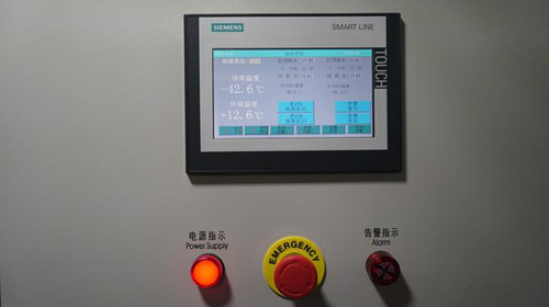 带PLC全自动控制系统的冷库专用轮值控制箱